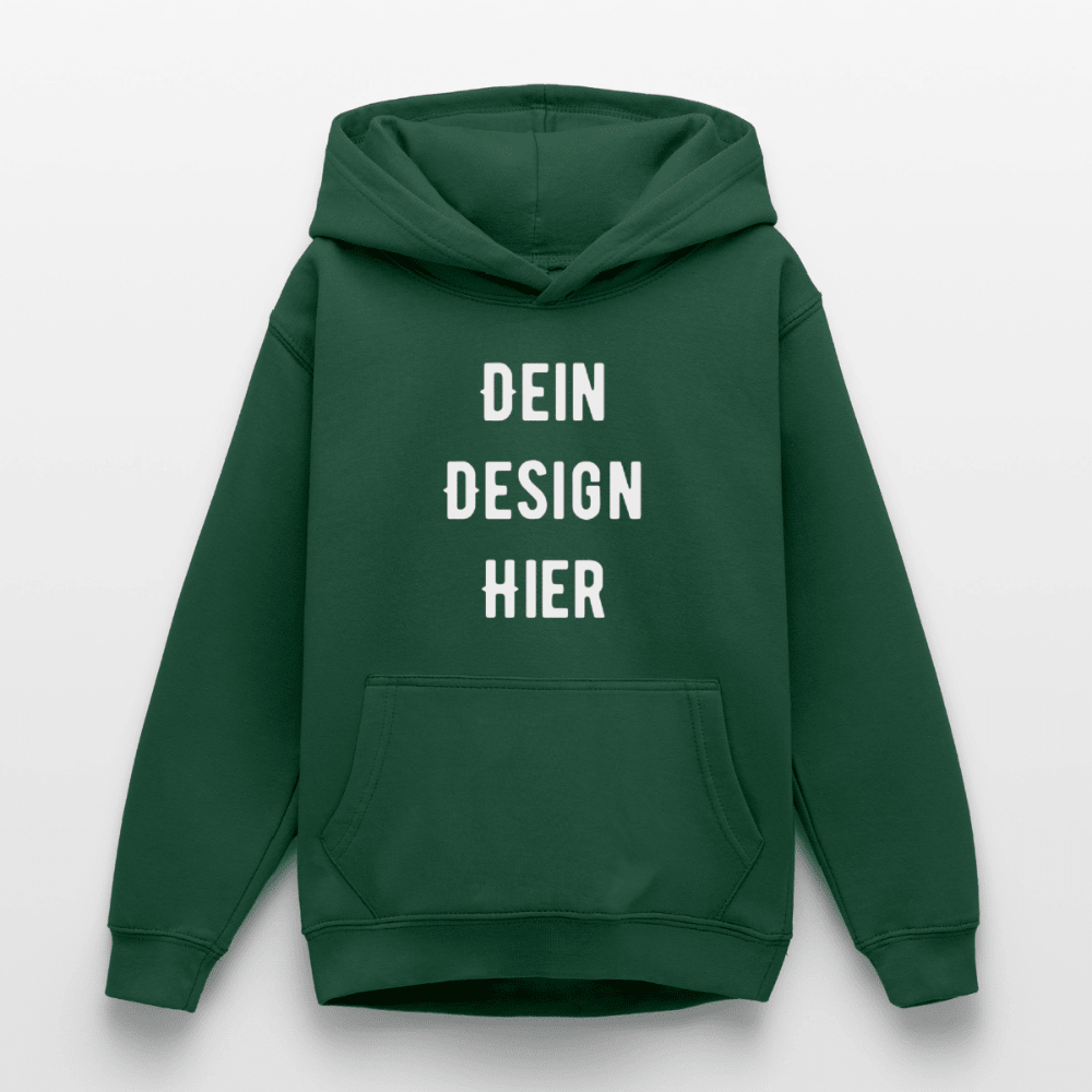 Teenager Hoodie - Flaschengrün