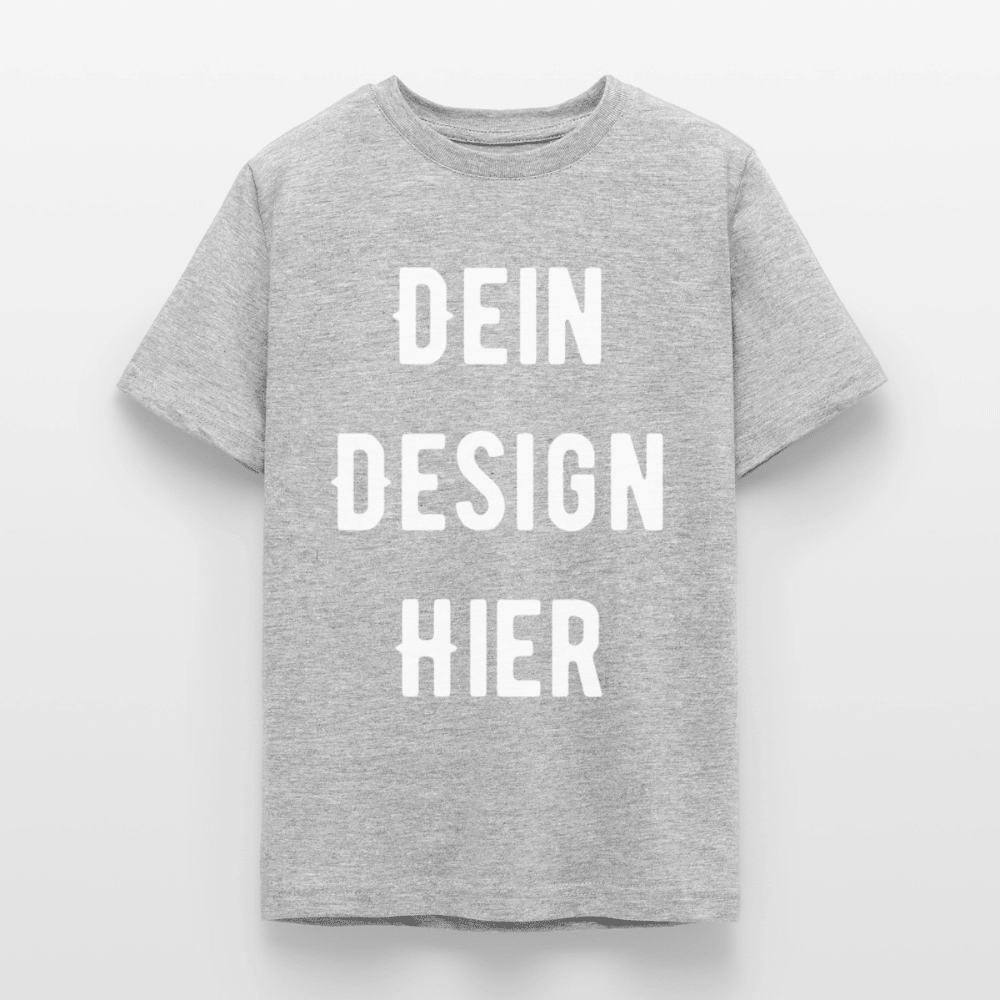 Teenager T-Shirt - Grau meliert
