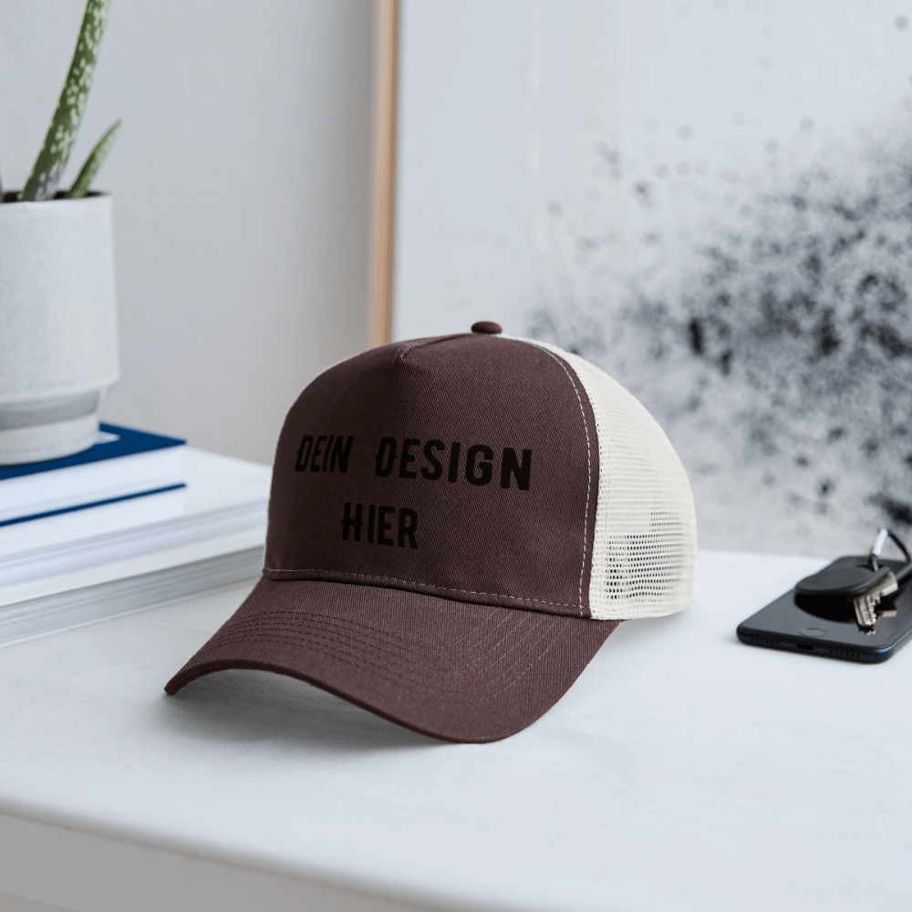 Trucker Cap - Braun/Beige