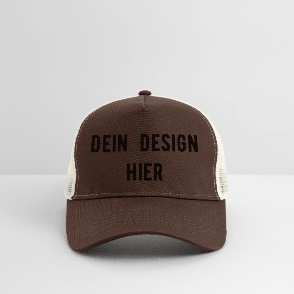 Trucker Cap - Braun/Beige