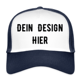 Trucker Cap - Weiß/Navy