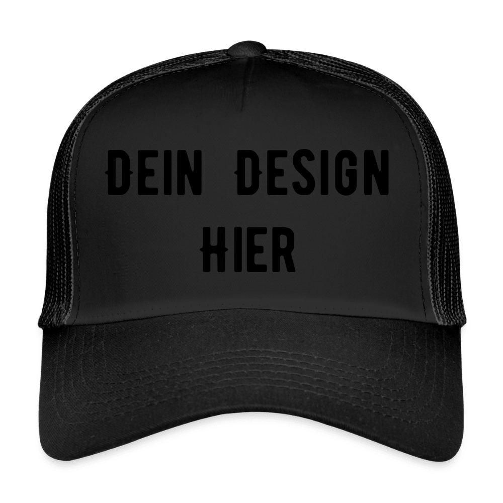 Trucker Cap - Schwarz/Schwarz