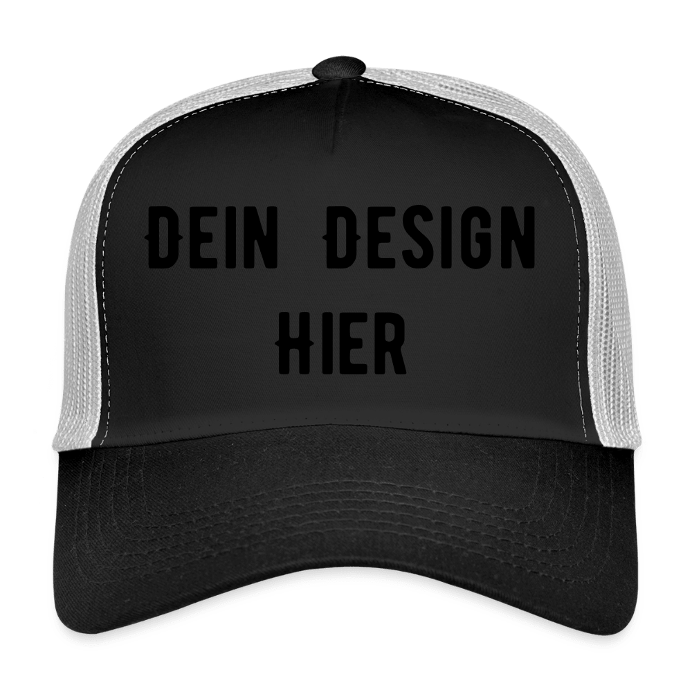 Trucker Cap - Schwarz/Steingrau