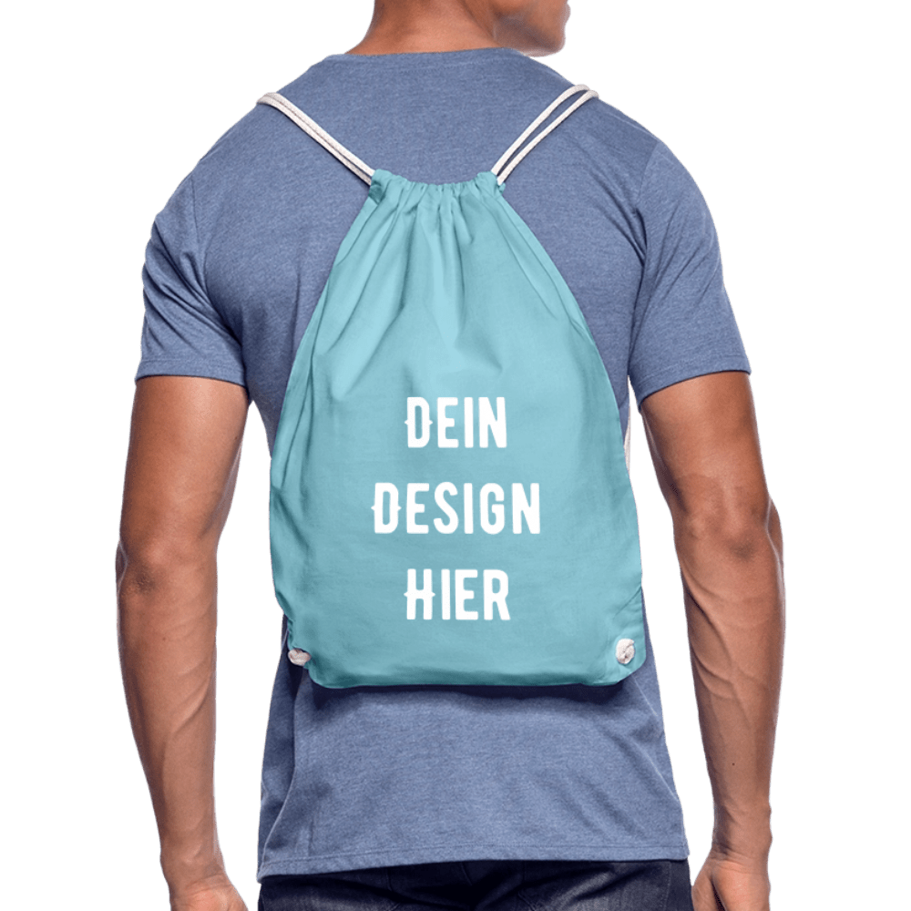 Turnbeutel - Aqua