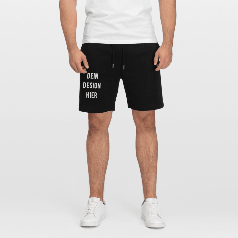 Unisex Bio Joggingshorts - Schwarz