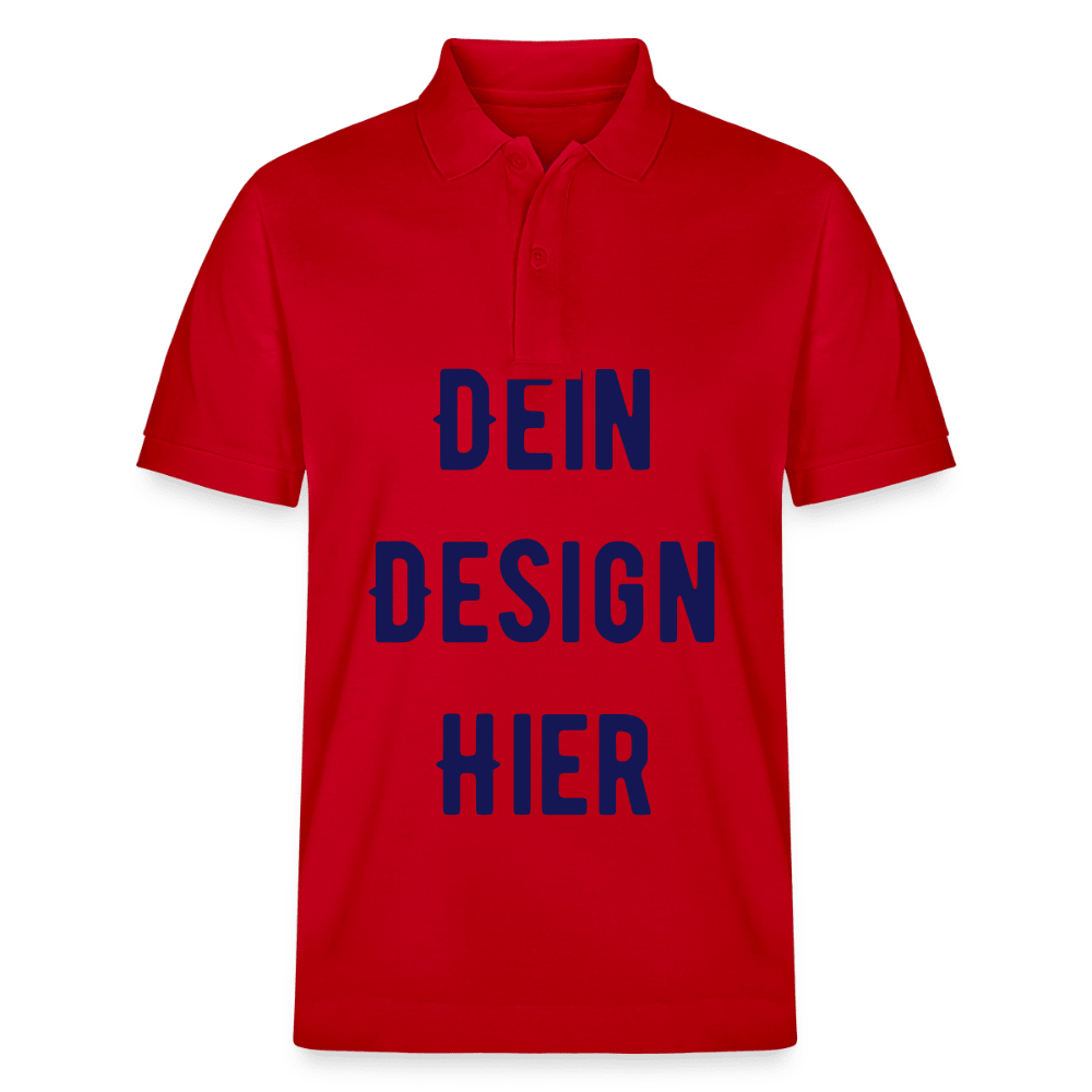 Unisex Bio-Poloshirt PREPSTER - Rot