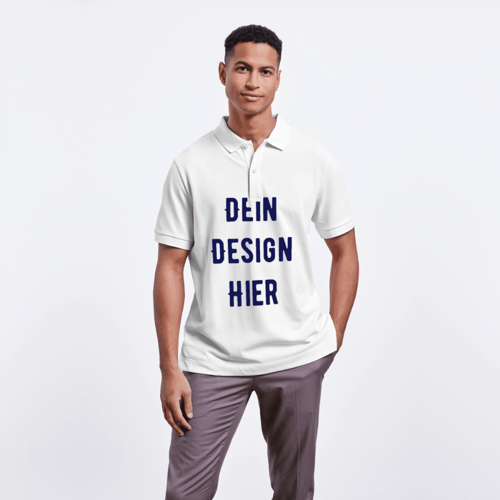 Unisex Bio-Poloshirt PREPSTER - Weiß