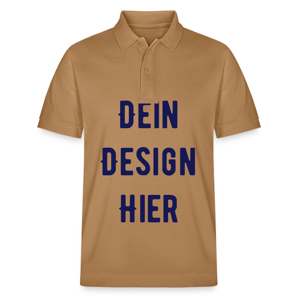 Unisex Bio-Poloshirt PREPSTER - Karamell 