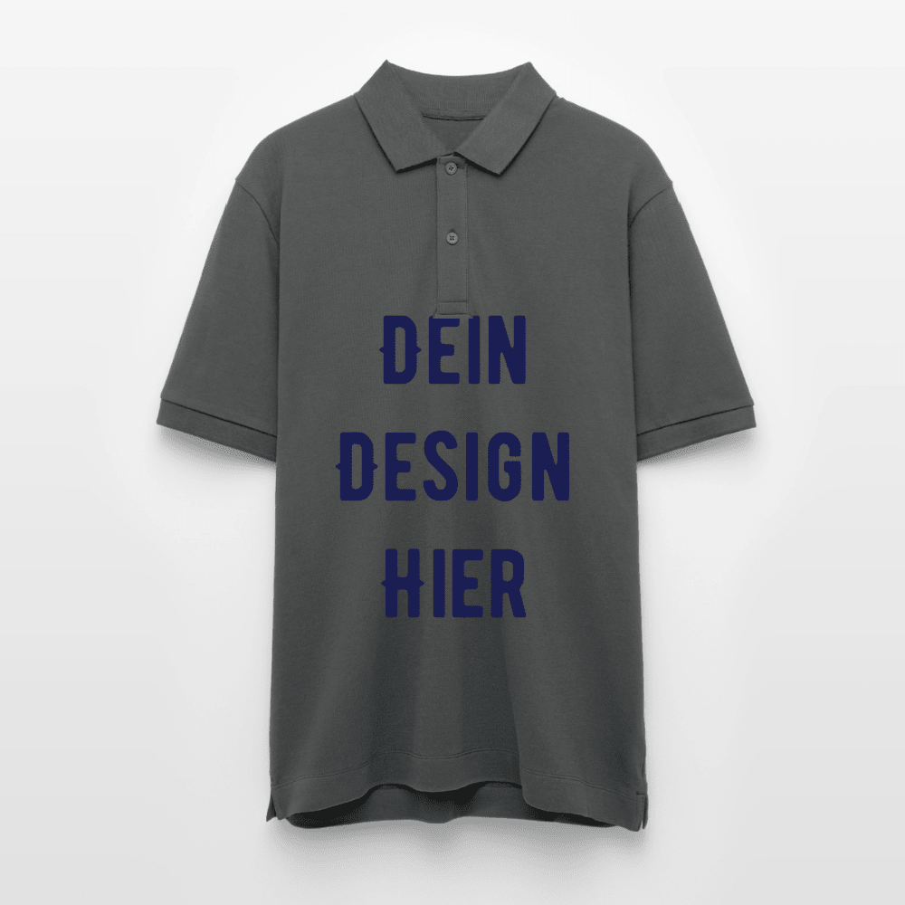 Unisex Bio-Poloshirt PREPSTER - Anthrazit