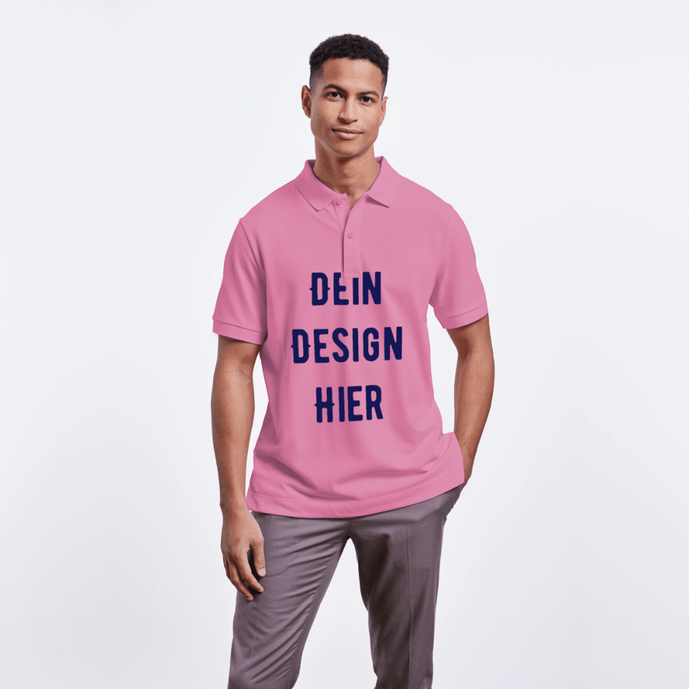 Unisex Bio-Poloshirt PREPSTER - Blasenrosa