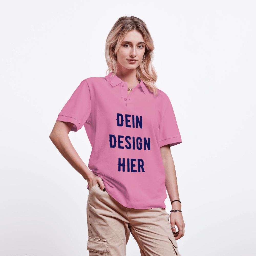 Unisex Bio-Poloshirt PREPSTER - Blasenrosa