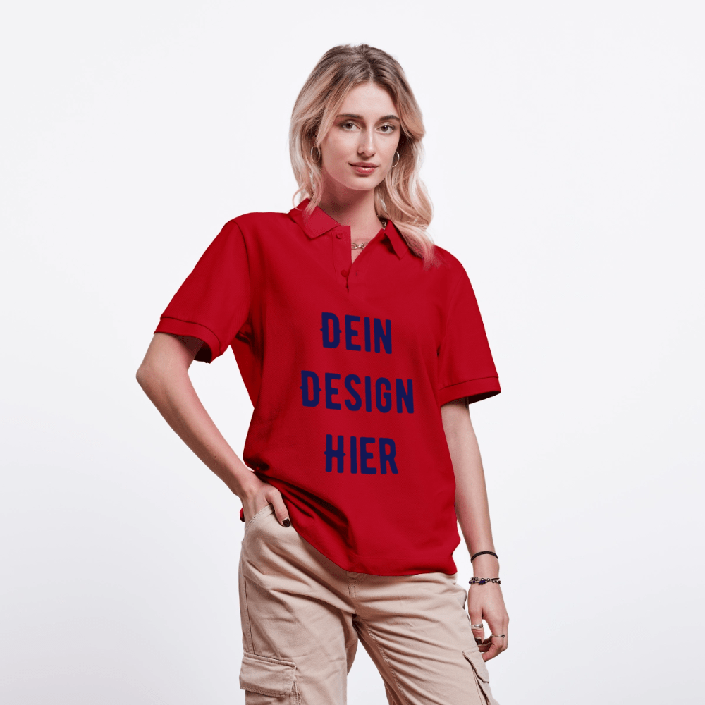 Unisex Bio-Poloshirt PREPSTER - Rot