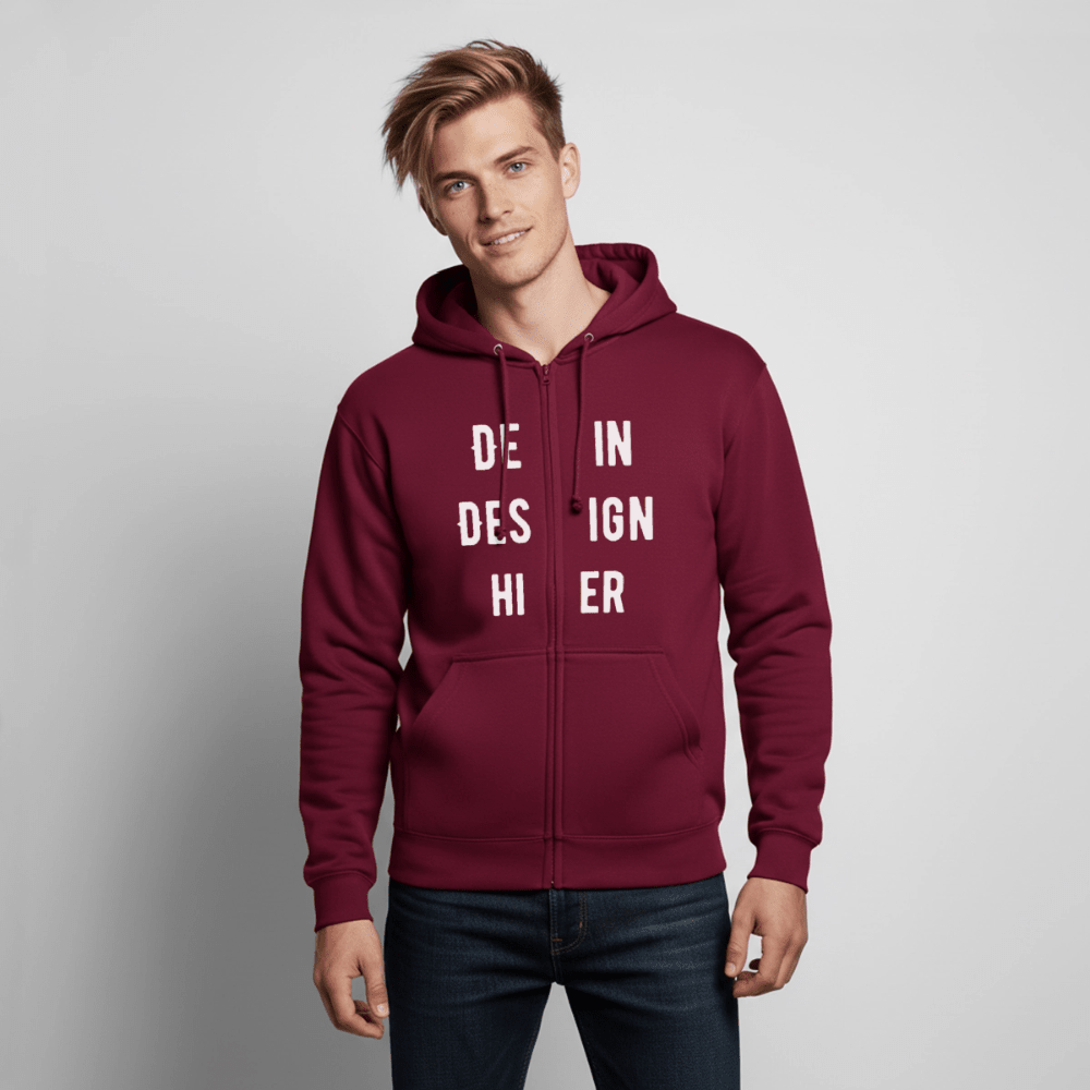 Unisex Kapuzenjacke - Bordeaux