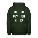 Unisex Kapuzenjacke - Forstgrün 