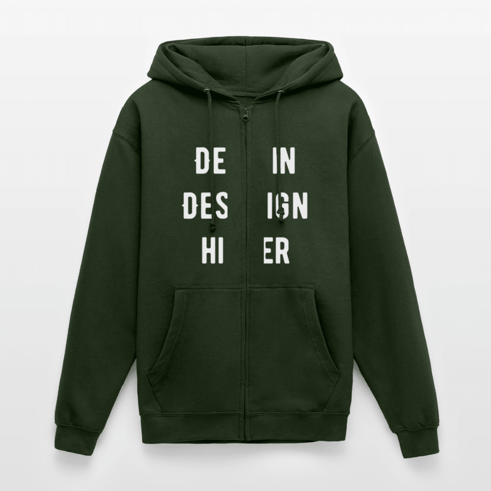 Unisex Kapuzenjacke - Forstgrün 