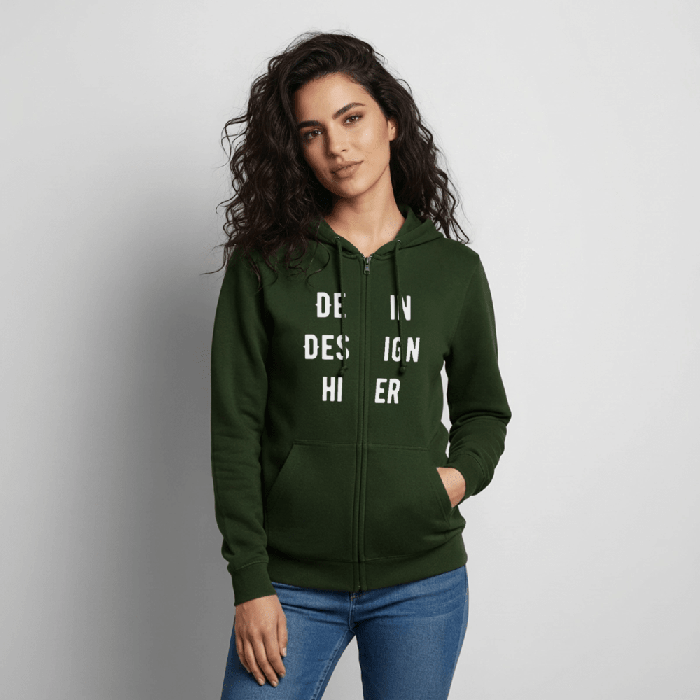 Unisex Kapuzenjacke - Forstgrün 