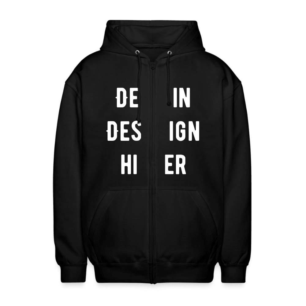 Unisex Kapuzenjacke - Schwarz