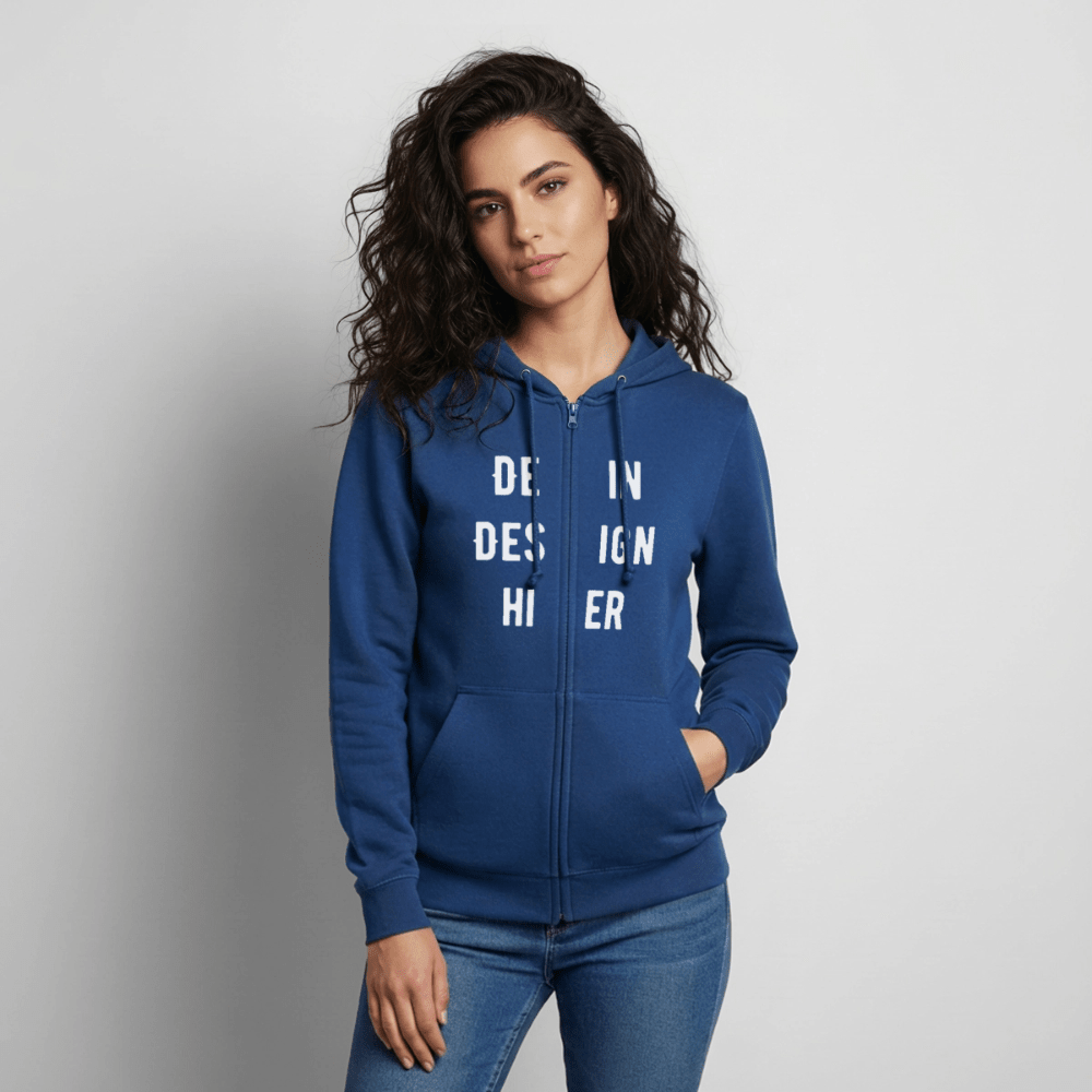 Unisex Kapuzenjacke - Royalblau