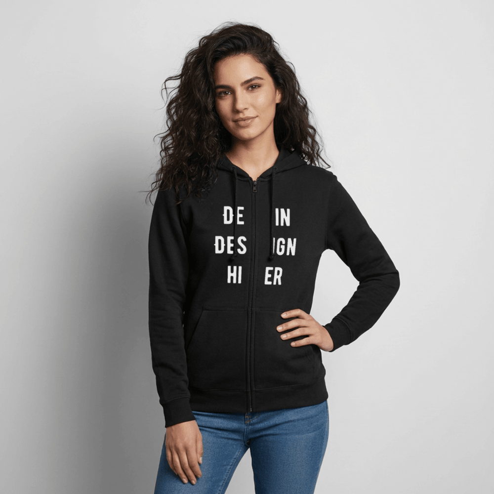 Unisex Kapuzenjacke - Schwarz