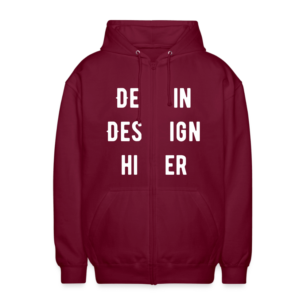 Unisex Kapuzenjacke - Bordeaux