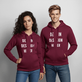 Unisex Kapuzenjacke - Bordeaux