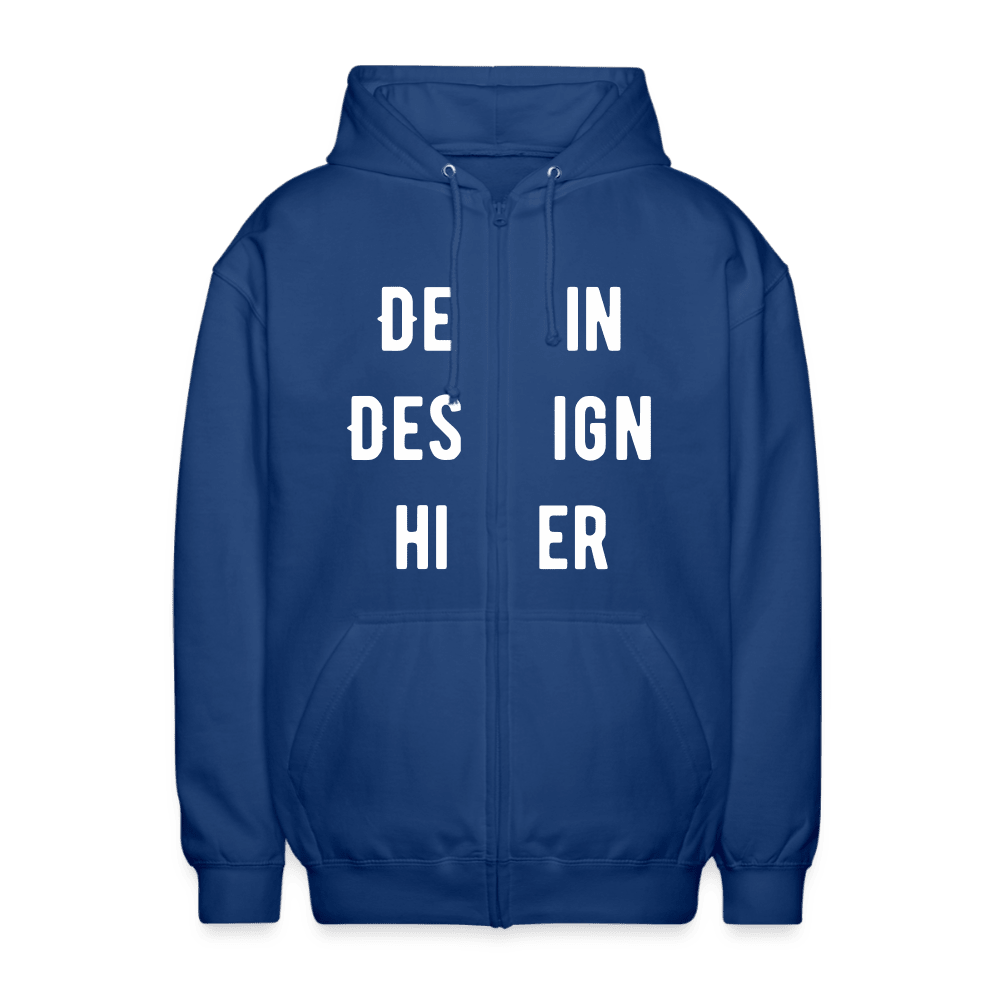 Unisex Kapuzenjacke - Royalblau