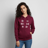Unisex Kapuzenjacke - Bordeaux
