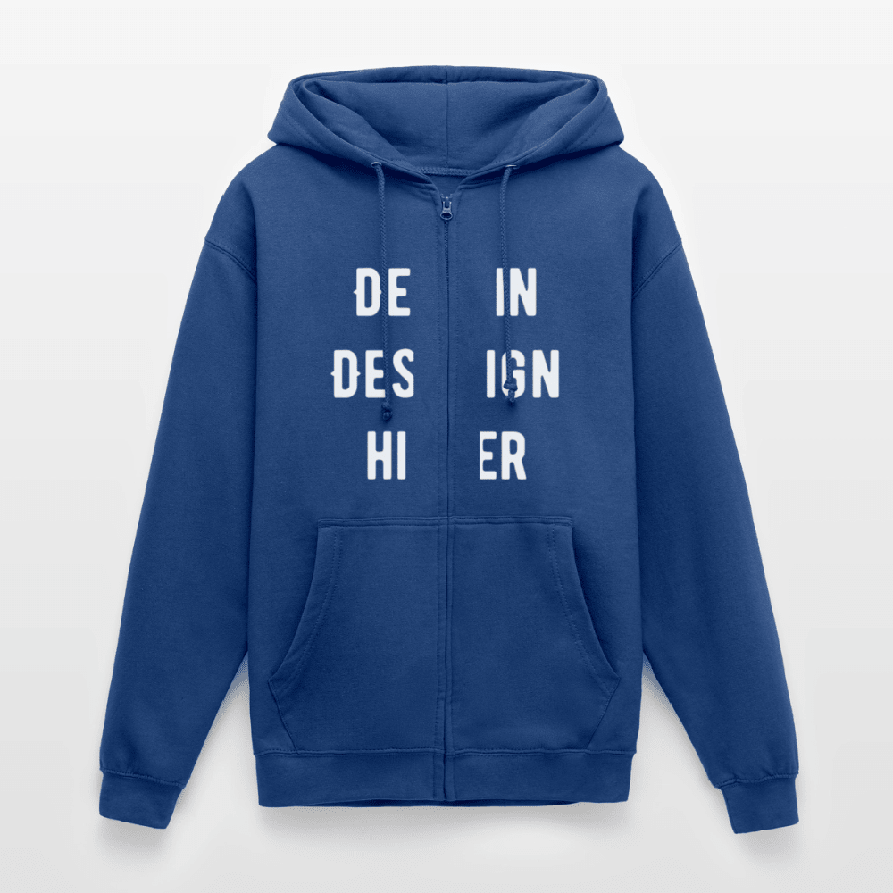 Unisex Kapuzenjacke - Royalblau