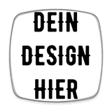 Viereckiger Kühlschrankmagnet - Weiß
